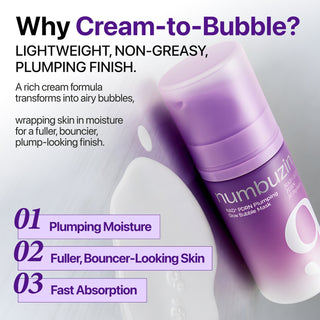 numbuzin No.9 NAD+ PDRN Plumping Skin Prep Bubble Mask 85mL