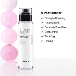 COSRX The 6 Peptide Skin Booster Face Serum With Hyaluronic Acid + NAG + Amino Acids 150ml