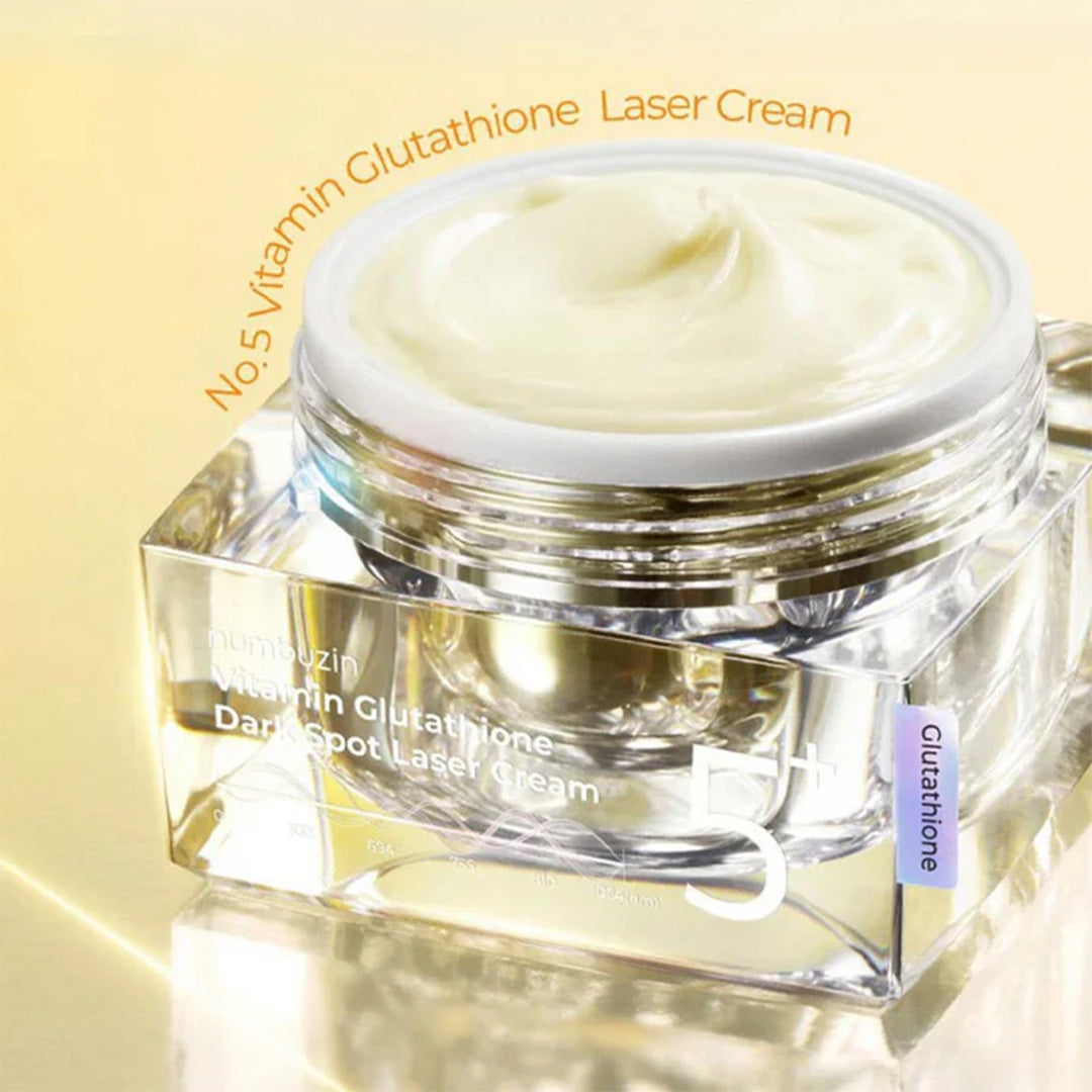numbuzin No.5 + Vitamin Glutathione Dark spot Laser Cream 50 mL – MystiGlam