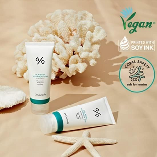 two Dr.Ceuracle Cica Regen Waterproof Sun SPF50+ PA++++ tube bottles