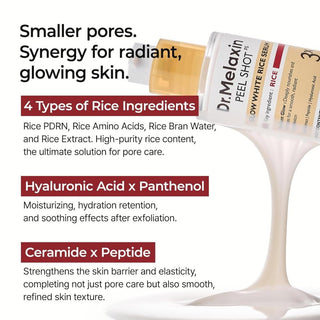 Dr. Melaxin Peel Shot PS Glow White Rice Serum 30mL