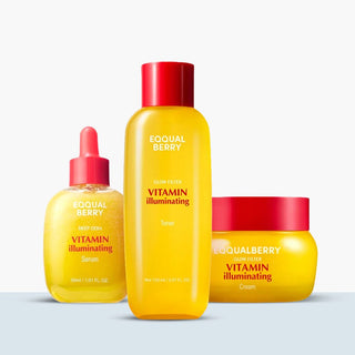 EQQUALBERRY Vitamin C Illuminating Trio Set
