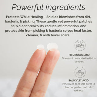 Medicube S.O.S Invisible Patch box with 36 ultra-thin hydrocolloid blemish patches containing Salicylic Acid and Tea Tree Oil to absorb impurities and help spots appear flatter in UAE.