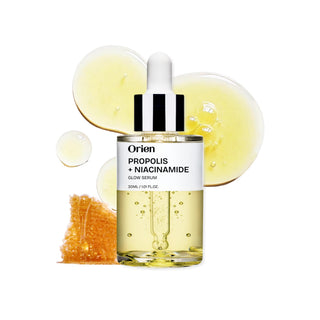 Orien Propolis and Niacinamide Glow Serum 30ml Korean brightening face serum for hydration, uneven tone care and radiant glass skin in UAE.