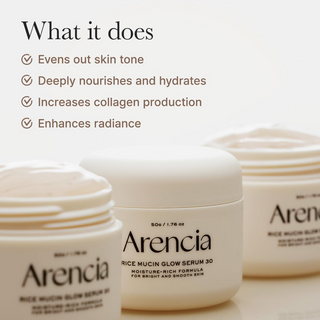 Arencia Rice Mucin Glow Serum 30, 50g