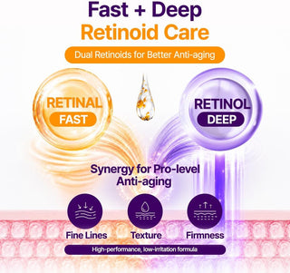 PURITO SEOUL Retinol Retinal 2000 NAD+ Serum 30ml Korean firming facial serum with 1,000 ppm Retinol, 1,000 ppm Retinal and NAD+ for fine lines, rough texture and firmer-looking skin in UAE.