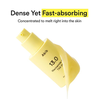 Abib Bright Force Serum 13.0 Pump 30ml with 10% Niacinamide, 3% Tranexamic Acid, Alpha-Arbutin and Vitamin C for dark spots, hyperpigmentation and brighter even-looking skin in UAE.