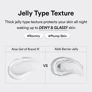 Abib Rice Probiotics Overnight Mask Barrier Jelly 80ml Korean sleeping mask with rice bran ferment, probiotics and hyaluronic acid for overnight hydration, soothing and skin barrier care in UAE.