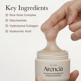 Arencia Rice Mucin Glow Serum 30, 50g