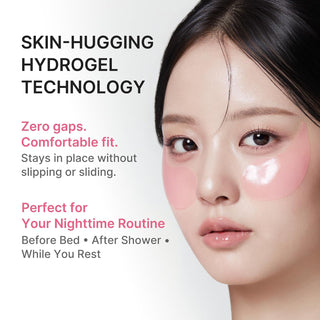 Medicube PDRN Pink Caffeine Collagen Eye Patch 60 hydrogel patches with Sodium DNA, Retinol and Hyaluronic Acid for dark circles, puffiness, fine lines and firm under-eyes in UAE.