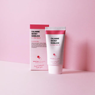 K-SECRET Calamine Secret Sunblock With Pink Tone-Up SPF 50+ & PA++++ 50ml