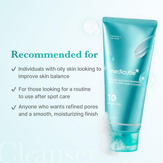 medicube Azelaic Acid And Niacinamide Deep Clean Foam Cleanser 120g