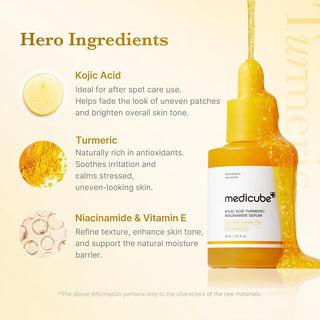 medicube Kojic Acid Turmeric Niacinamide Serum  30ml 1.01floz