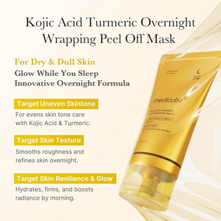 medicube Kojic Acid Turmeric Night Wrapping Peel Off Mask 75mL