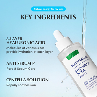 EQQUALBERRY Swimming Pool Ampoule 50mL