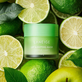 LANEIGE Lip Sleeping Mask EX Apple Lime 20g Korean overnight lip treatment with Berry Fruit Complex, Vitamin C, Shea Butter and Murumuru Butter for dry, chapped and hydrated lips in UAE.