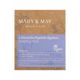Mary & May Calendula Peptide Ageless, Sleeping Beauty Mask, 3.88 oz (110 g)