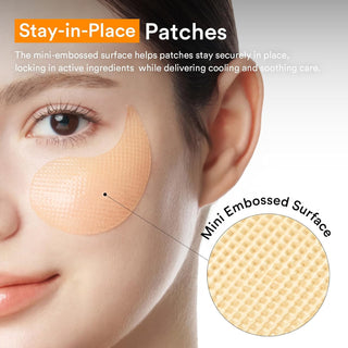 Abib Glutathione Kojic Acid Eye Patch Vita Jelly 60pcs Korean hydrogel patches with Glutathione, Kojic Acid, Niacinamide and Vitamin C for dark circles, hyperpigmentation and brighter under-eyes in UAE.