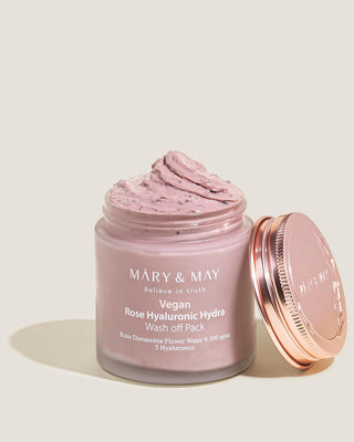 Mary&May Vegan Rose Hyaluronic Hydra Wash Off Mask 125g