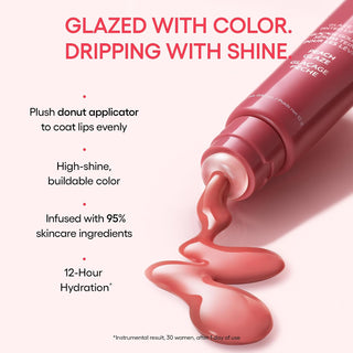 LANEIGE Glaze Craze Tinted Lip Serum Peach Glaze 12g peachy-coral Korean lip treatment with buildable colour, plumping hydration and a high-shine glazed finish available in UAE.