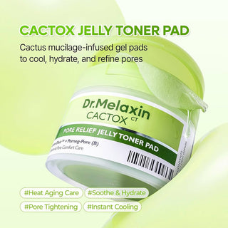 Dr. Melaxin CACTOX Pore Relief Jelly Toner Pads 60pcs