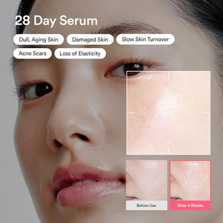 Abib PDRN Glow Serum 4.0 Pump 30ml with 4% Salmon DNA PDRN, six peptides, Hyaluronic Acid and Collagen for firming, elasticity, skin density and radiant-looking skin in UAE.
