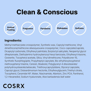 COSRX Airy-Light Invisible Sun Stick SPF50+ PA++++ 19g Korean sunscreen stick with Niacinamide and Zinc PCA for invisible UV protection, oil control, sweat resistance, and no white cast available in UAE.