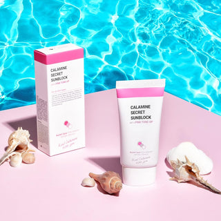 K-SECRET Calamine Secret Sunblock With Pink Tone-Up SPF 50+ & PA++++ 50ml