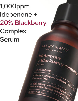 Mary&May Idebenone + Blackberry Complex Serum, 30ml