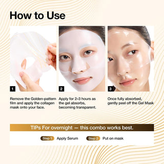 Anua Golden Honmoon Ceramide Barrier Collagen Mask 29g KPop Demon Hunters hydrogel sheet mask with Collagen, Ceramide and Panthenol for deep hydration and glowing skin in UAE.