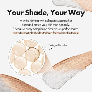 ELROEL Blanc Cover Cream Stick Foundation 13g color-changing Korean stick foundation with buildable coverage, built-in blending brush and radiant finish available in UAE.