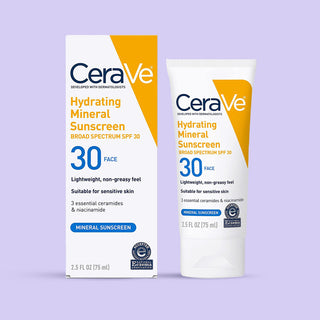 CeraVe Hydrating Sheer Sunscreen SPF 30 for Face and Body