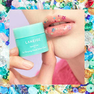 LANEIGE Lip Sleeping Mask EX Mint Choco 20g Korean overnight lip treatment for intensive hydration, flaky lip care and soft, smooth lips with a refreshing mint-chocolate scent in UAE.