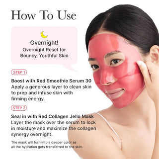 Arencia Red Collagen Jello Mask 4 Sheets