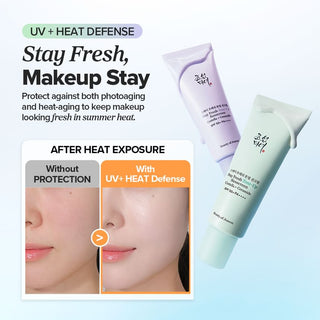Beauty of Joseon Stay Fresh Tone-Up Sunscreen Green SPF50+ PA++++ 50ml with Centella and Ceramide for UVA UVB protection, redness correction and soothing skin care in UAE.