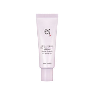 Beauty of Joseon Stay Fresh Tone-Up Sunscreen Purple SPF50+ PA++++ 50ml with Centella and Ceramide for UVA UVB protection, dull skin brightening and yellow tone correction in UAE.