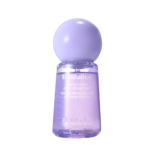 Biodance Caviar PDRN Jelly Serum Mist 50ml with 76% Caviar Water, 1,000 ppm Salmon PDRN and Hyaluronic Acid for deep hydration, plumping and radiant glass skin in UAE.