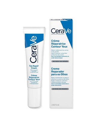 CeraVe Eye Repair Cream With Hyaluronic Acid For Dark Circles & Puffiness 14 mL