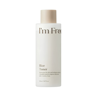 I’m From Rice Toner 150ml with 77.78% Yeoju Rice Extract and Niacinamide for hydration, brighter-looking skin and radiant Korean skincare in UAE.