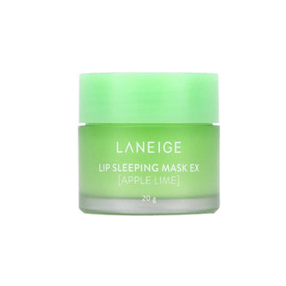 LANEIGE Lip Sleeping Mask EX Apple Lime 20g Korean overnight lip treatment with Berry Fruit Complex, Vitamin C, Shea Butter and Murumuru Butter for dry, chapped and hydrated lips in UAE.