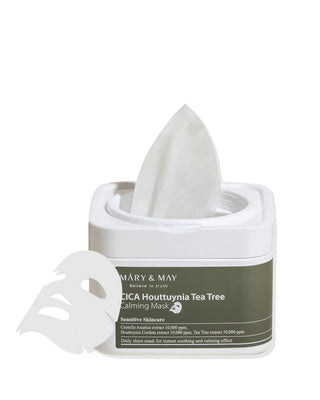 Mary & May CICA Houttuynia Tea Tree Calming Mask 30 Sheets