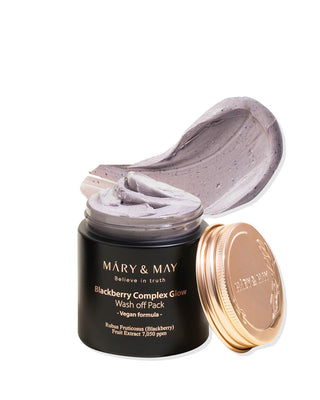 Mary & May Vegan Blackberry Complex Glow Wash Off Mask 125g