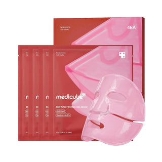 Medicube EGF NAD Firming Gel Mask 28g with EGF, NAD+, 2% Niacinamide, Collagen and multi-peptide complex for firming, elasticity, hydration and smoother-looking skin in UAE.