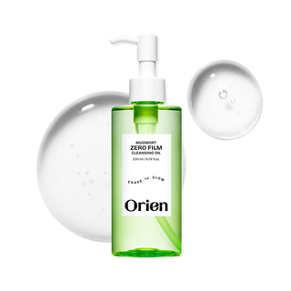 Orien Mugwort Zero Film Cleansing Oil 200ml Korean oil cleanser for removing makeup, sunscreen, excess sebum and pore impurities without a heavy greasy residue in UAE.