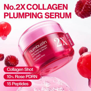 Numbuzin No. 2 Rose PDRN Collagen 2X Plumping Serum 30ml