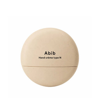 Abib Hand Crème Type N 50ml Korean moisturizing hand cream with Bergamot, Lemon, Iris, Pink Pepper, White Musk and Amber fragrance available in UAE.