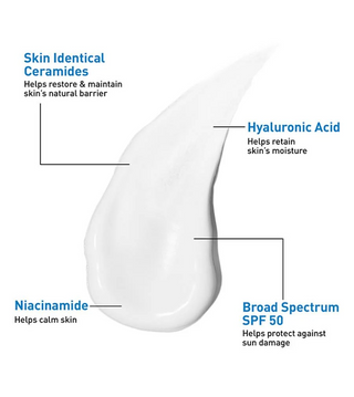 CeraVe Facial Moisturizing Lotion AM SPF 50, 89 mL