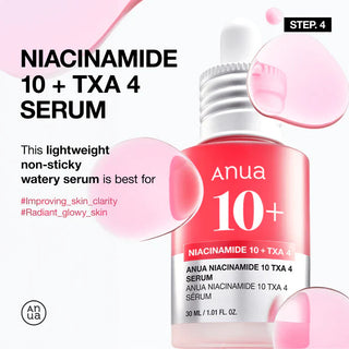 Anua Glass Skin Essential Set, Your 4-Step Routine to Radiant, Poreless Skin | Full-Size Kit