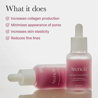 Red Holy Hyssop Serum 8 niacinamide 8% + collagen + peptide tips