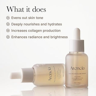 Arencia Rice Mucin Glow Serum 30mL